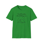 Cursive Chalkboard Writing T-Shirt