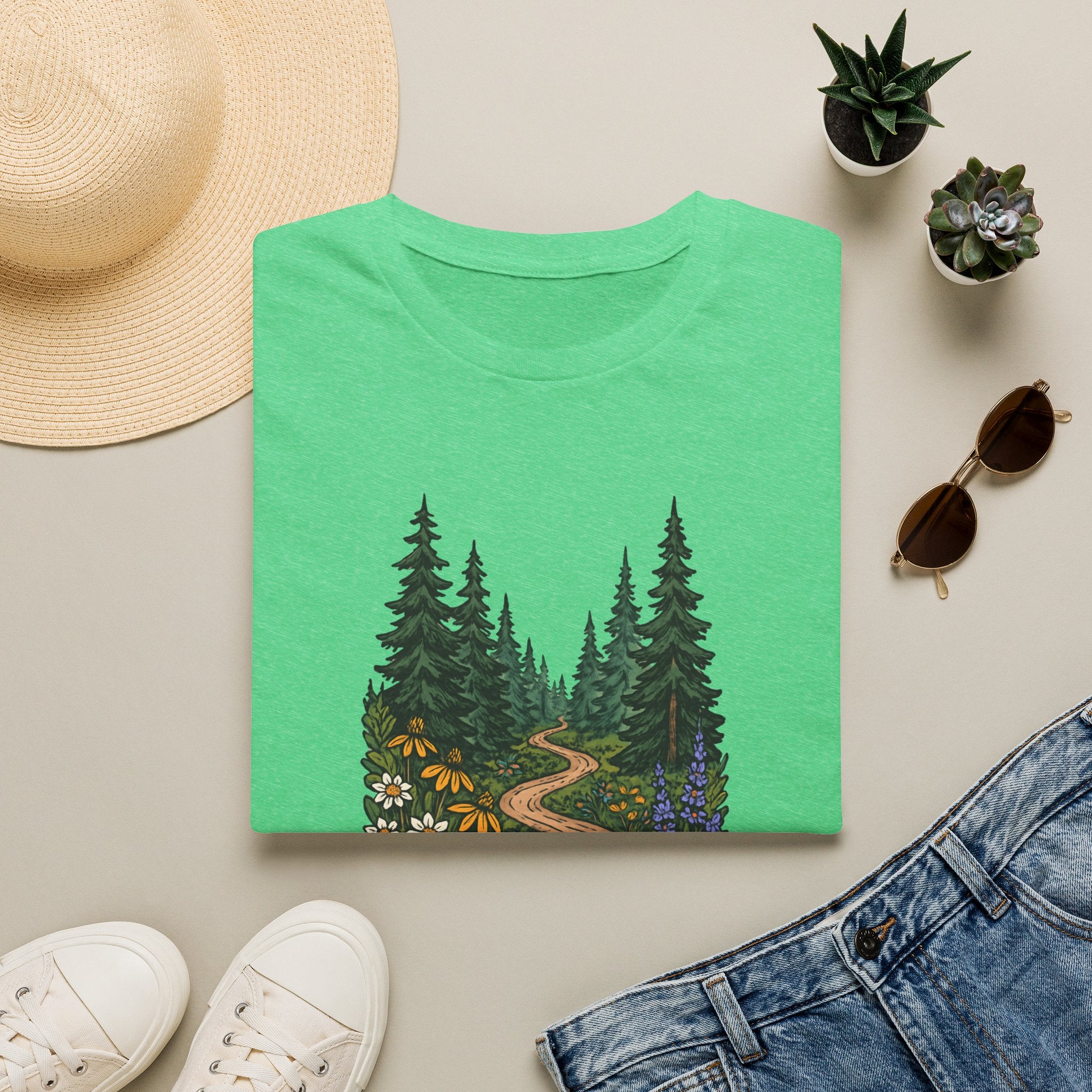 Winding Forest Path T-Shirt