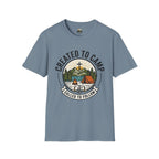 Created to Camp T-Shirt — Christian Camping Graphic Tee ("Called to Follow")