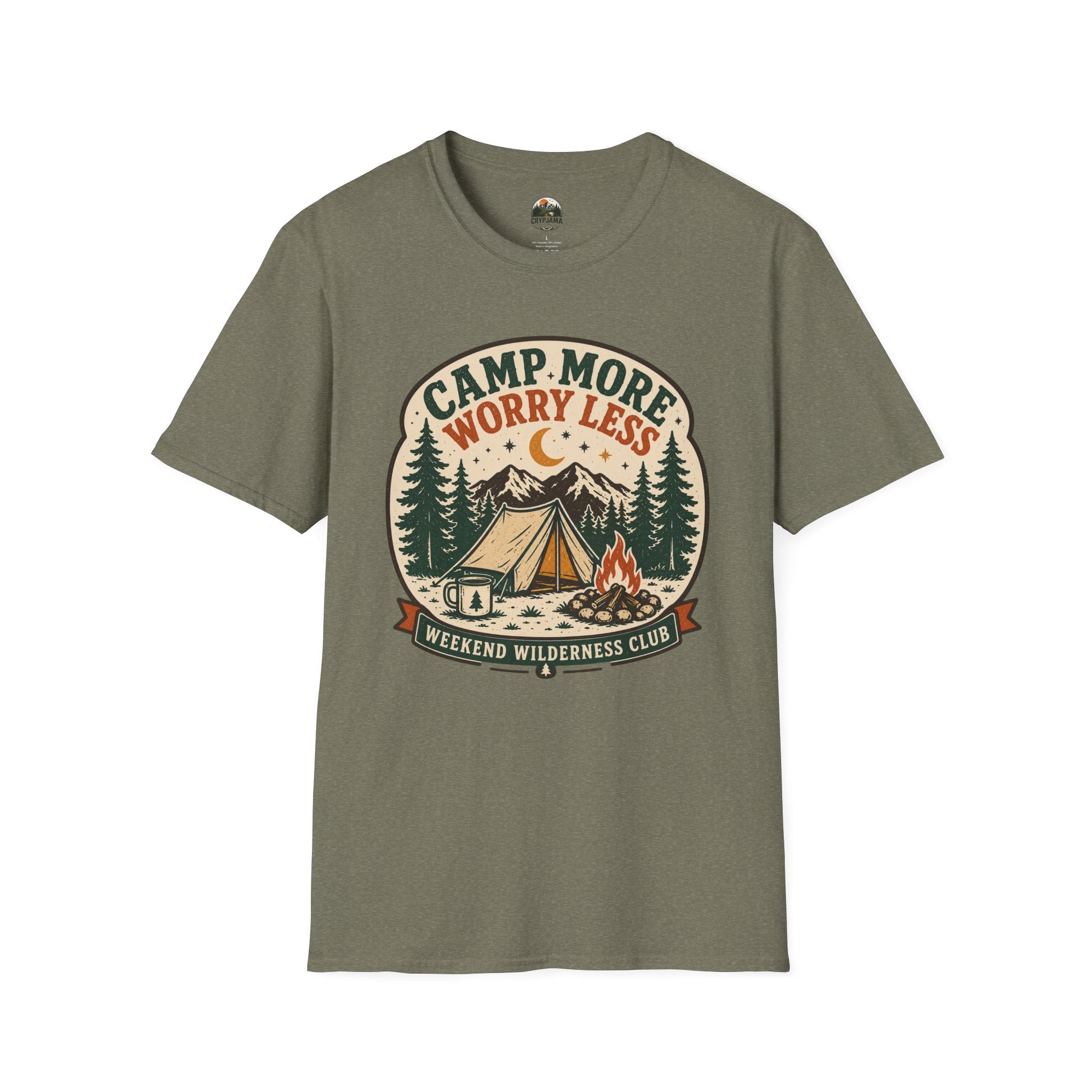 Camp More Worry Less T-Shirt