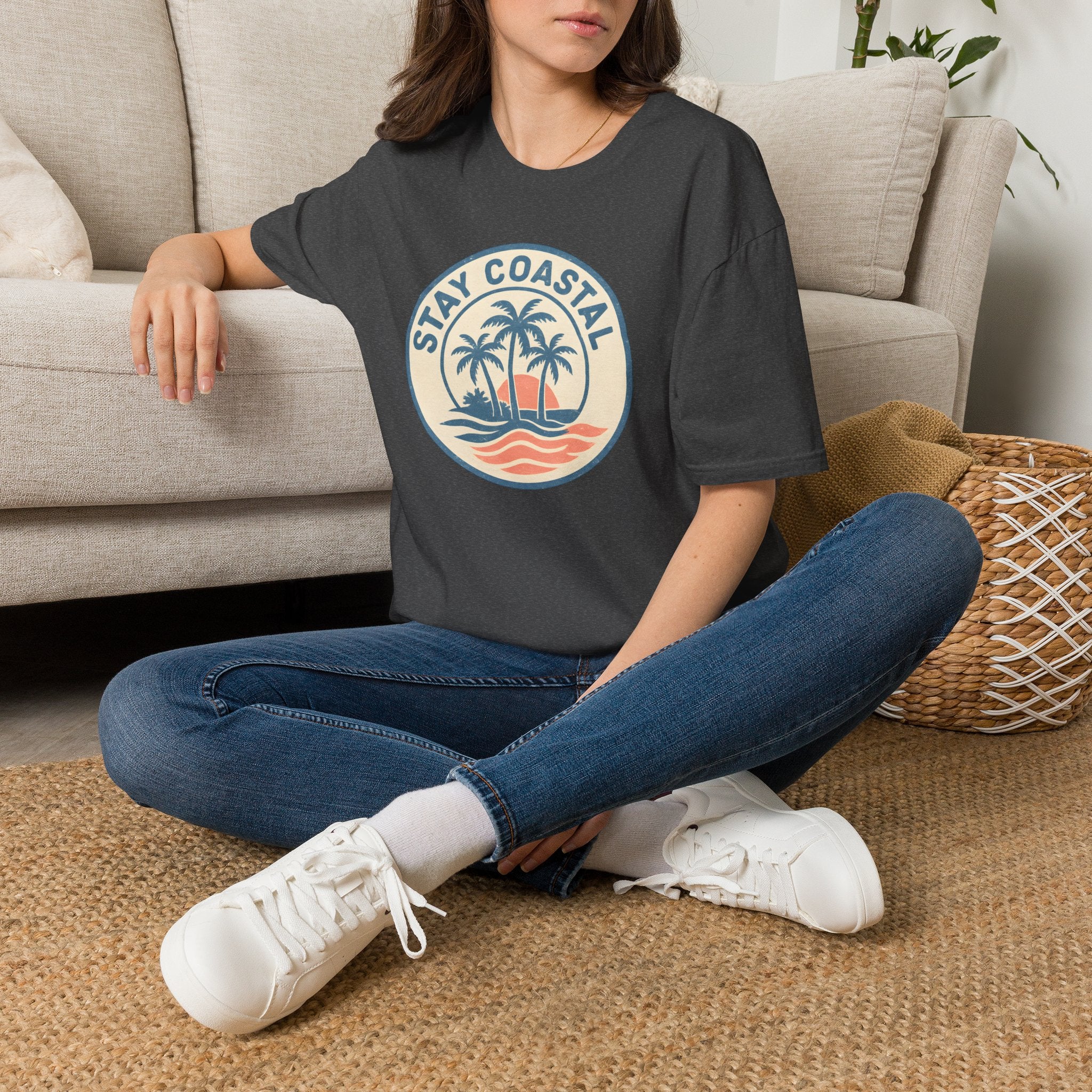Tropical Island Sunset T-Shirt