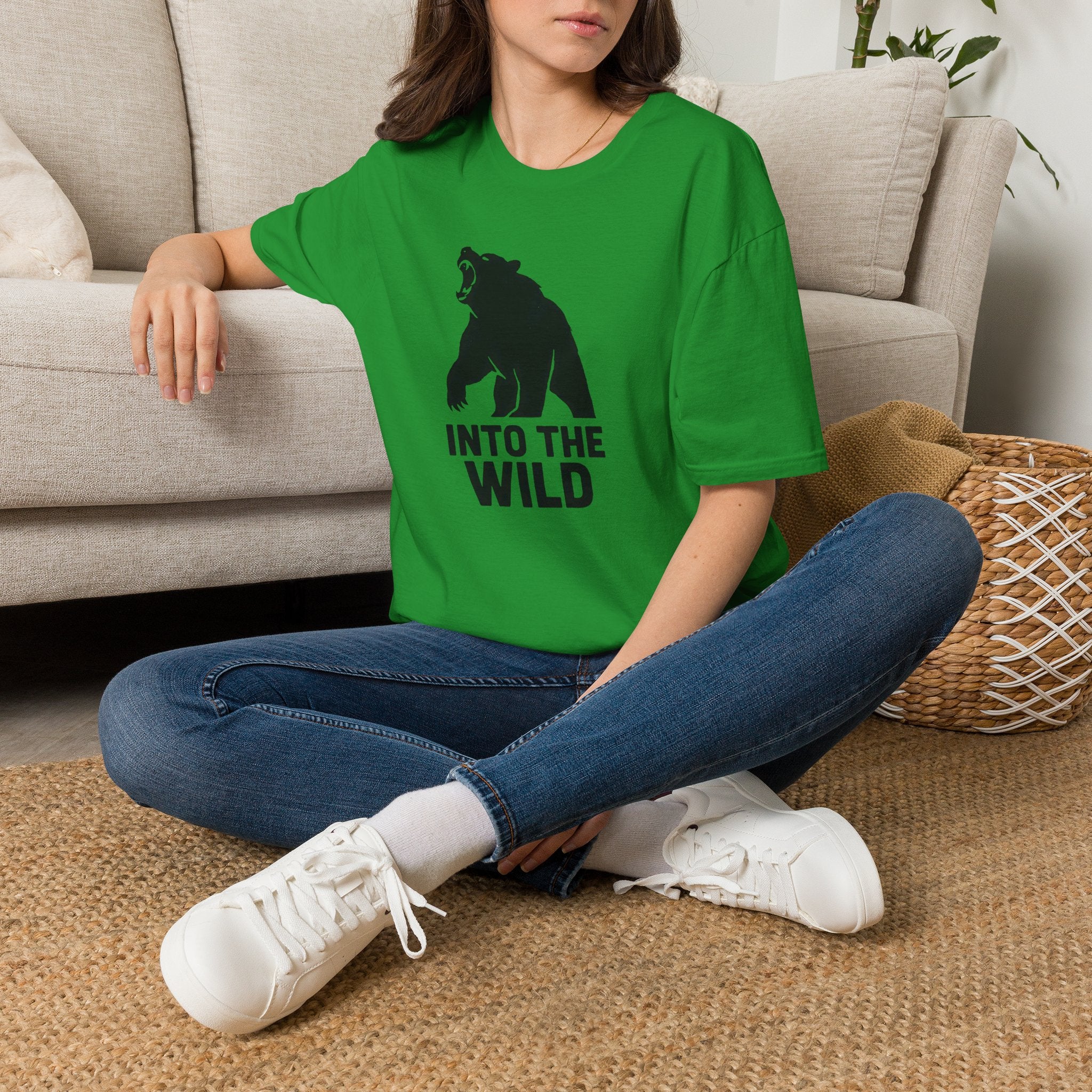 Bear silhouette with text T-Shirt