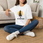 Pine Tree Silhouette Sunset T-Shirt