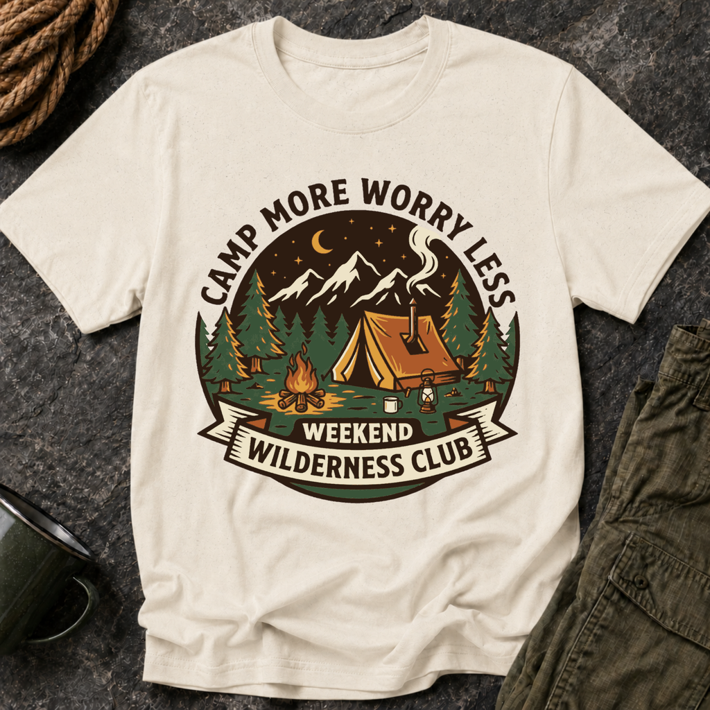 Camp More Worry Less T-Shirt