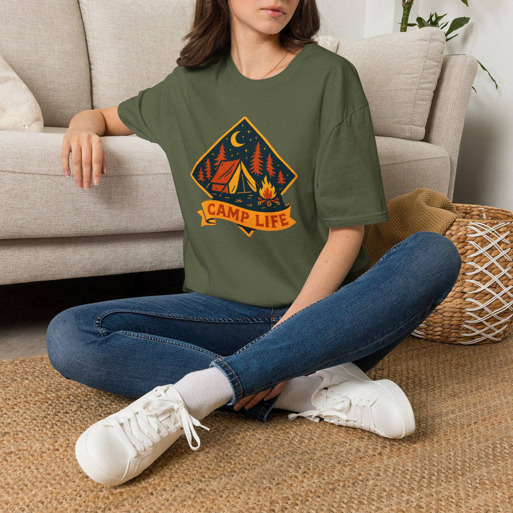Camping Night Campfire T-Shirt
