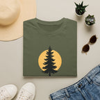 Pine Tree Silhouette Sunset T-Shirt