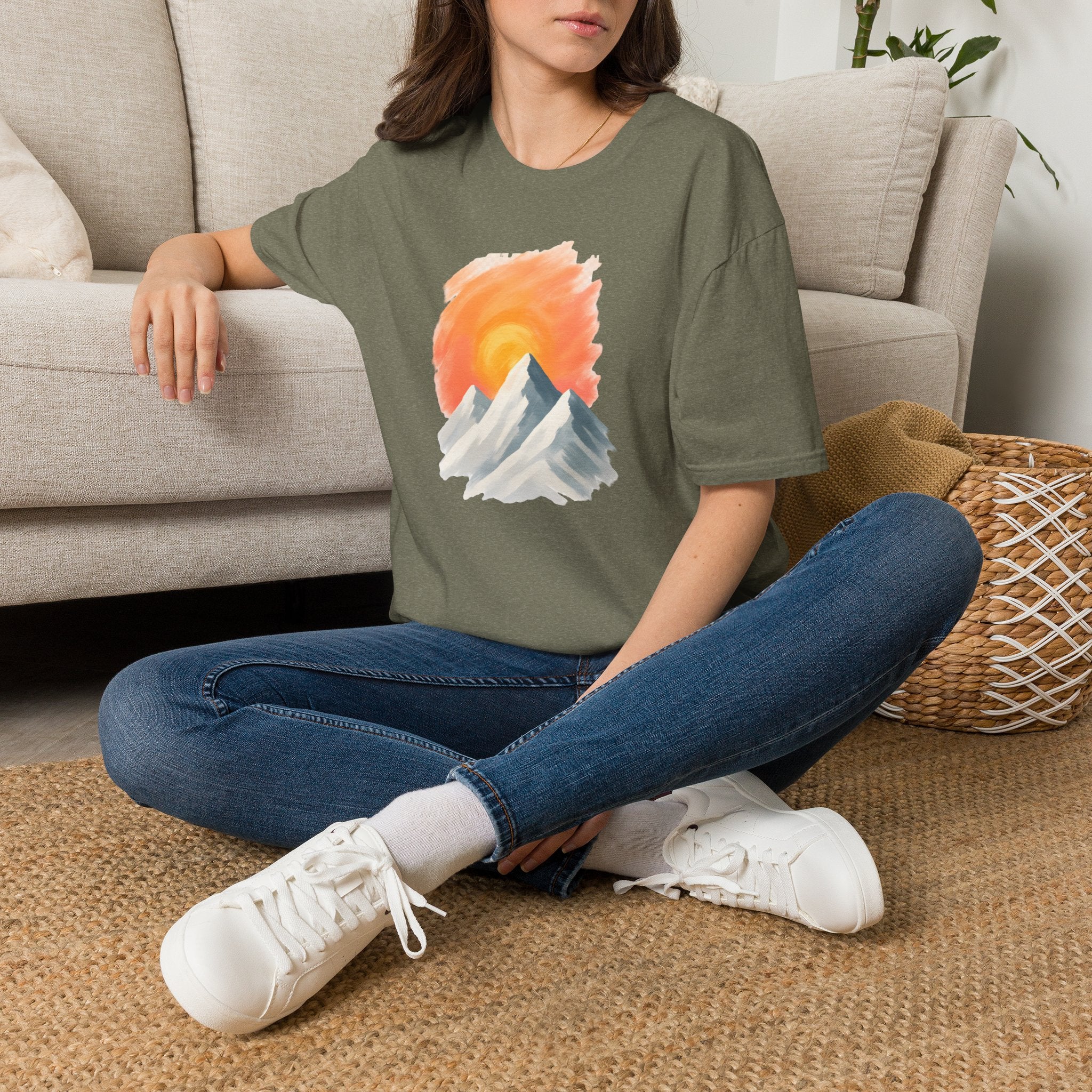 Sunrise Over Peaks T-Shirt