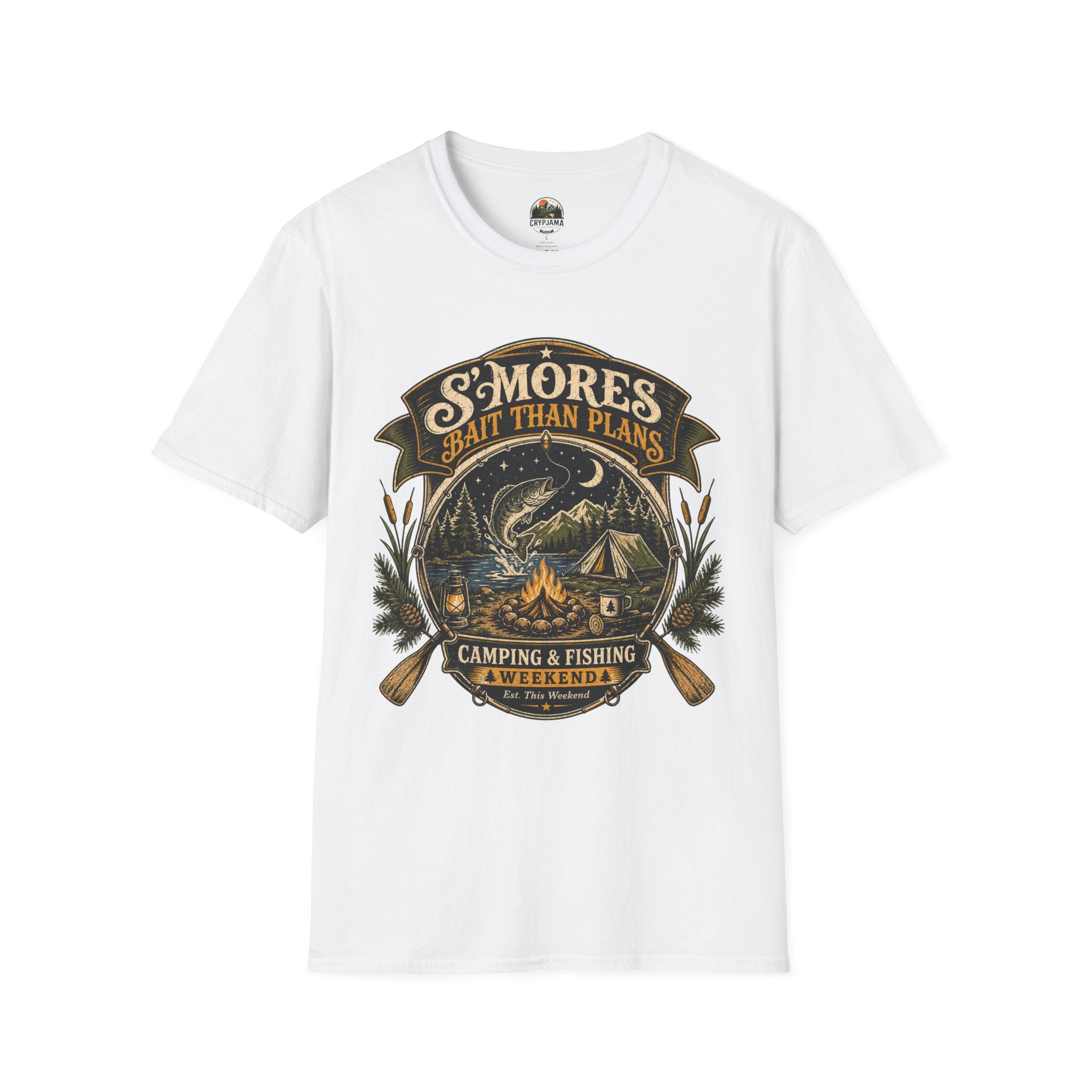 S'mores > Plans Camping T‑Shirt