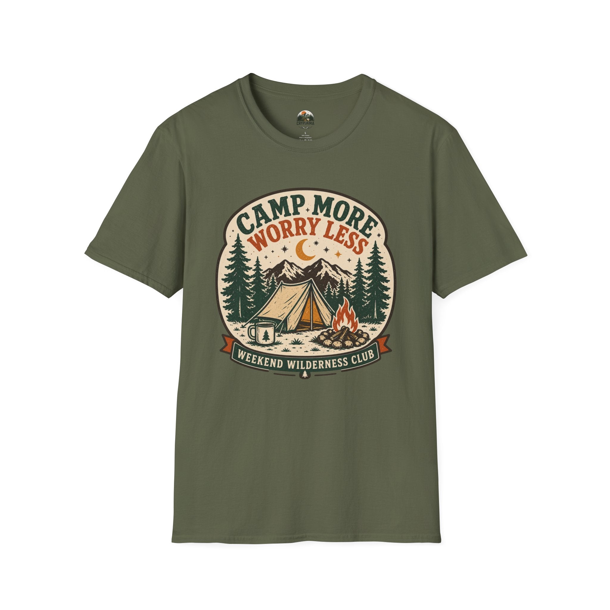 Camp More Worry Less T-Shirt