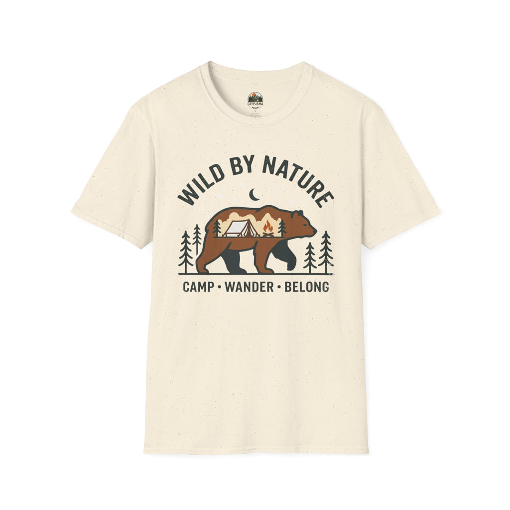 Wild by Nature Bear Camping T-Shirt
