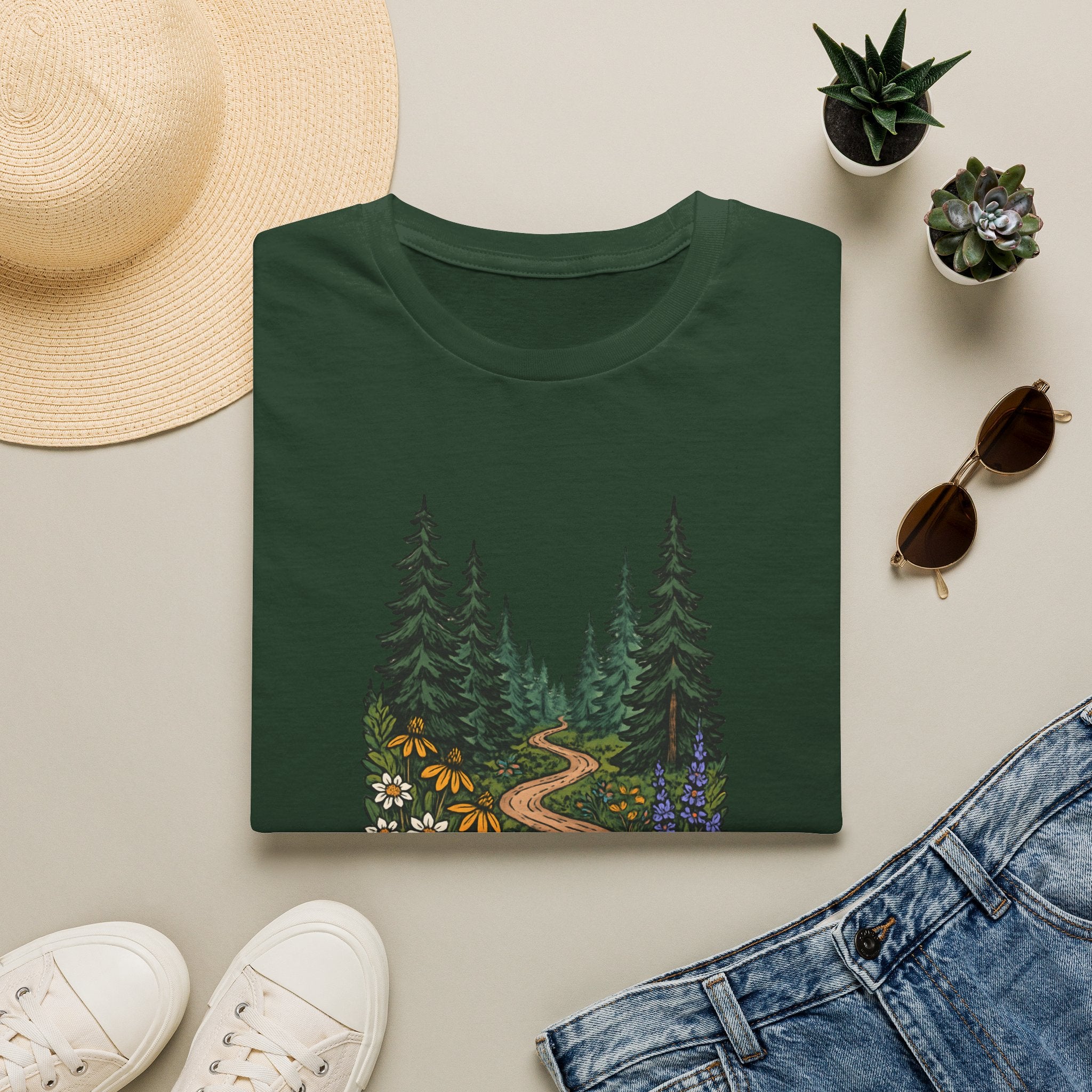 Winding Forest Path T-Shirt