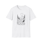 Moonlit Mountain Landscape T-Shirt