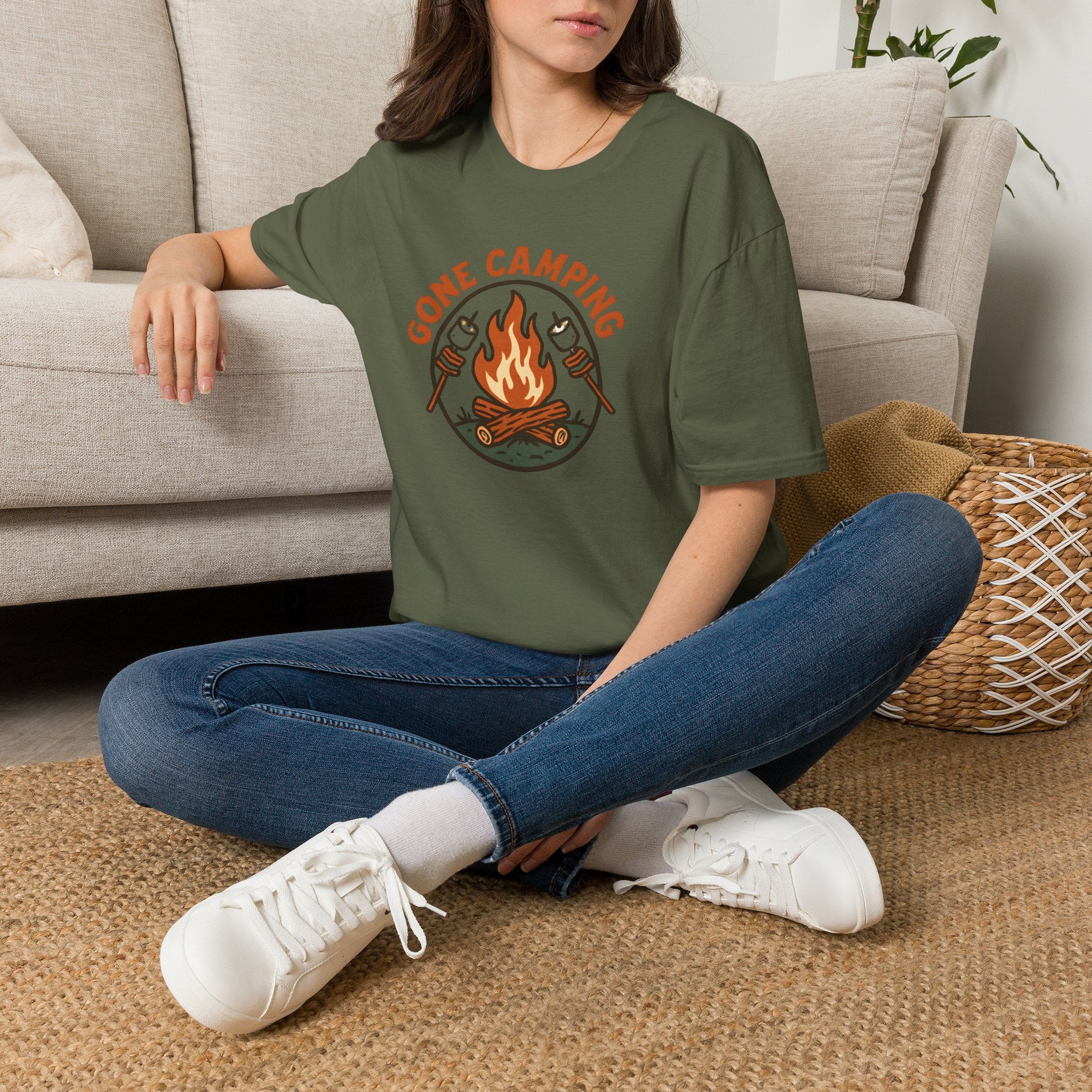 Gone Camping Campfire T-Shirt