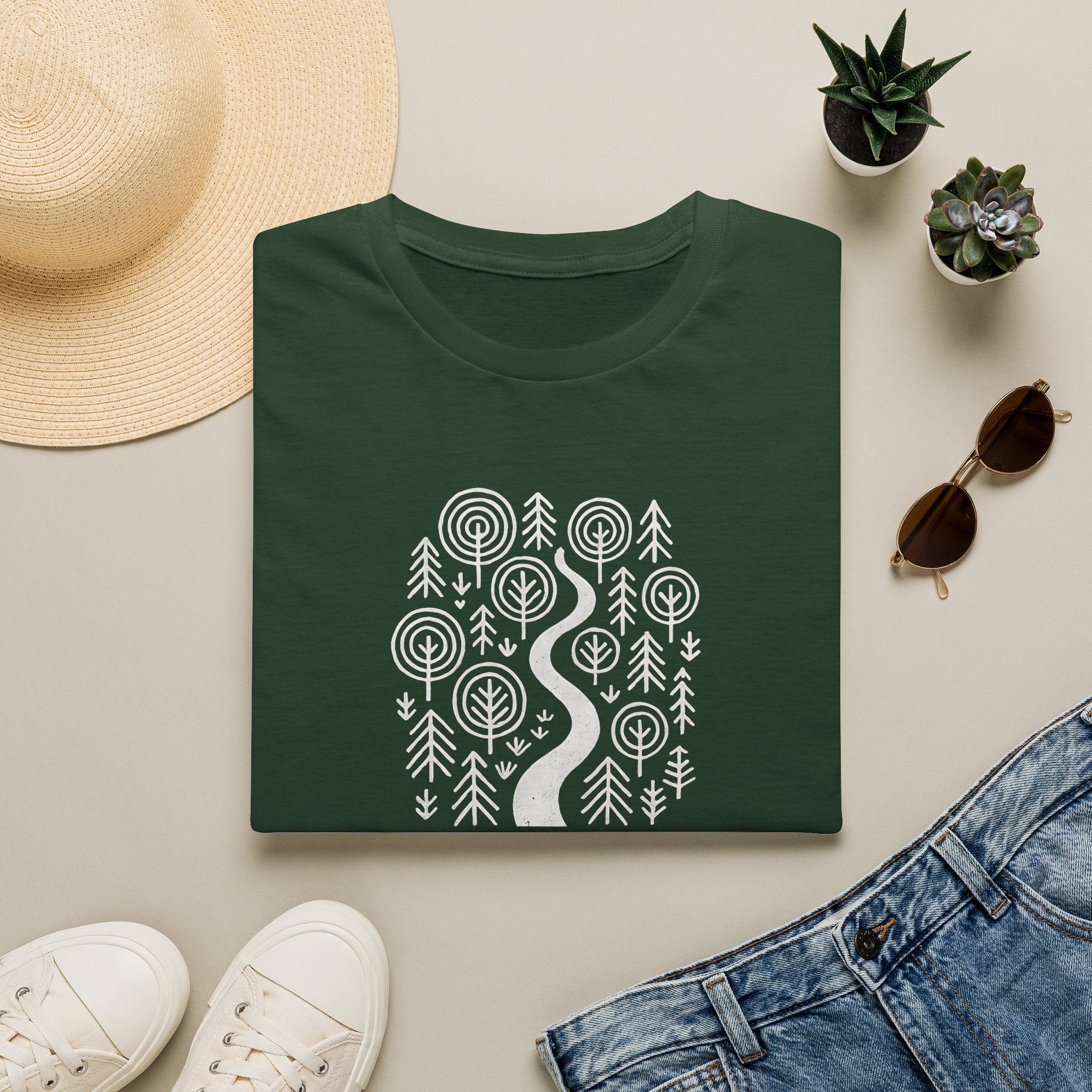 Winding Path Through Forest T-Shirt