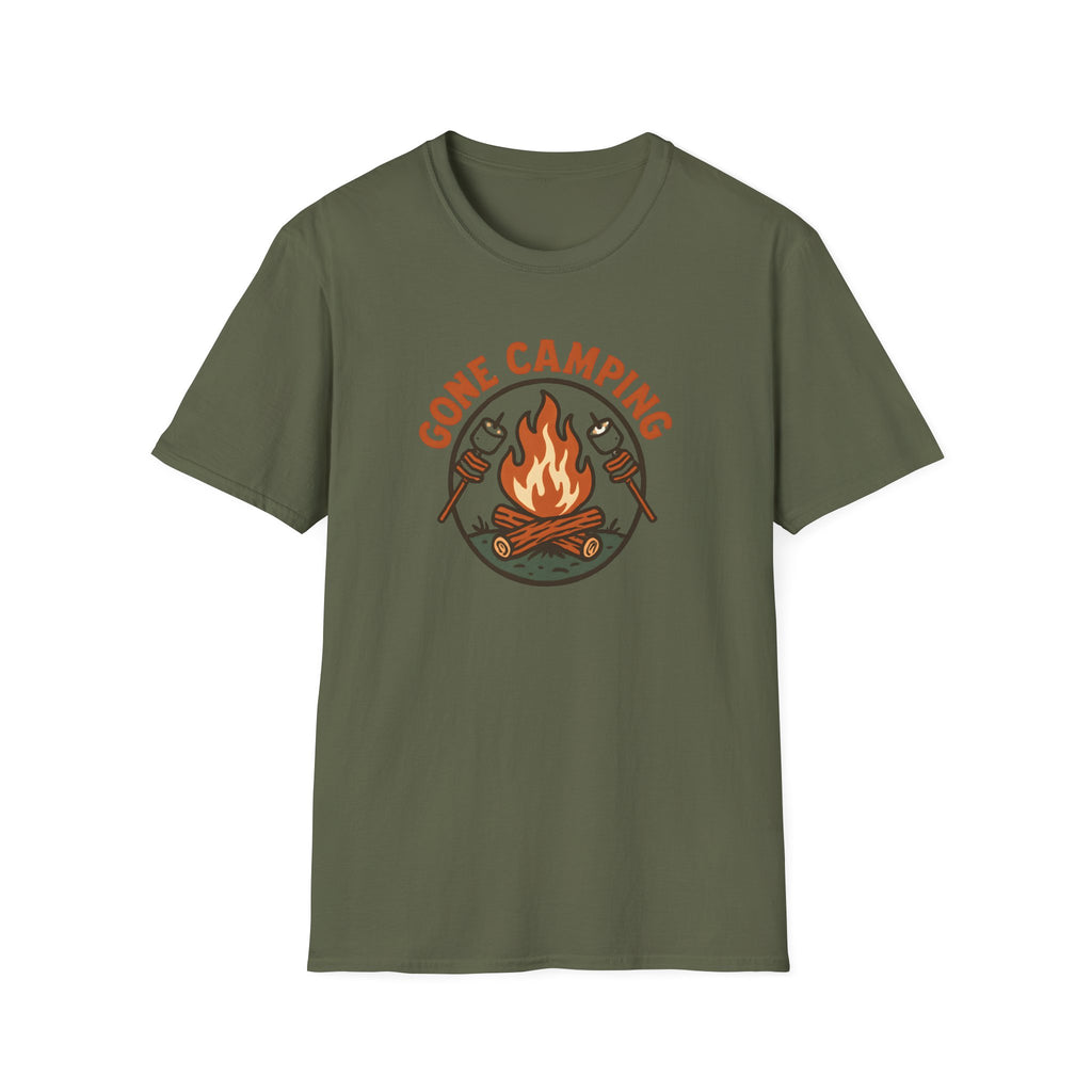 Gone Camping Campfire T-Shirt