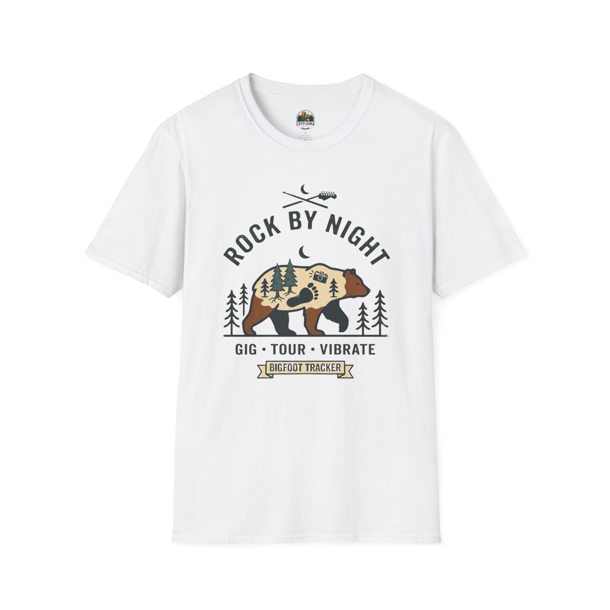 Rock By Night Bear Graphic T-Shirt