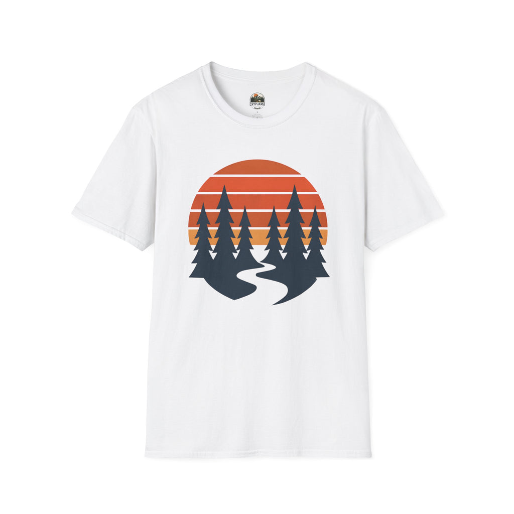 Retro Sunset Forest T-Shirt