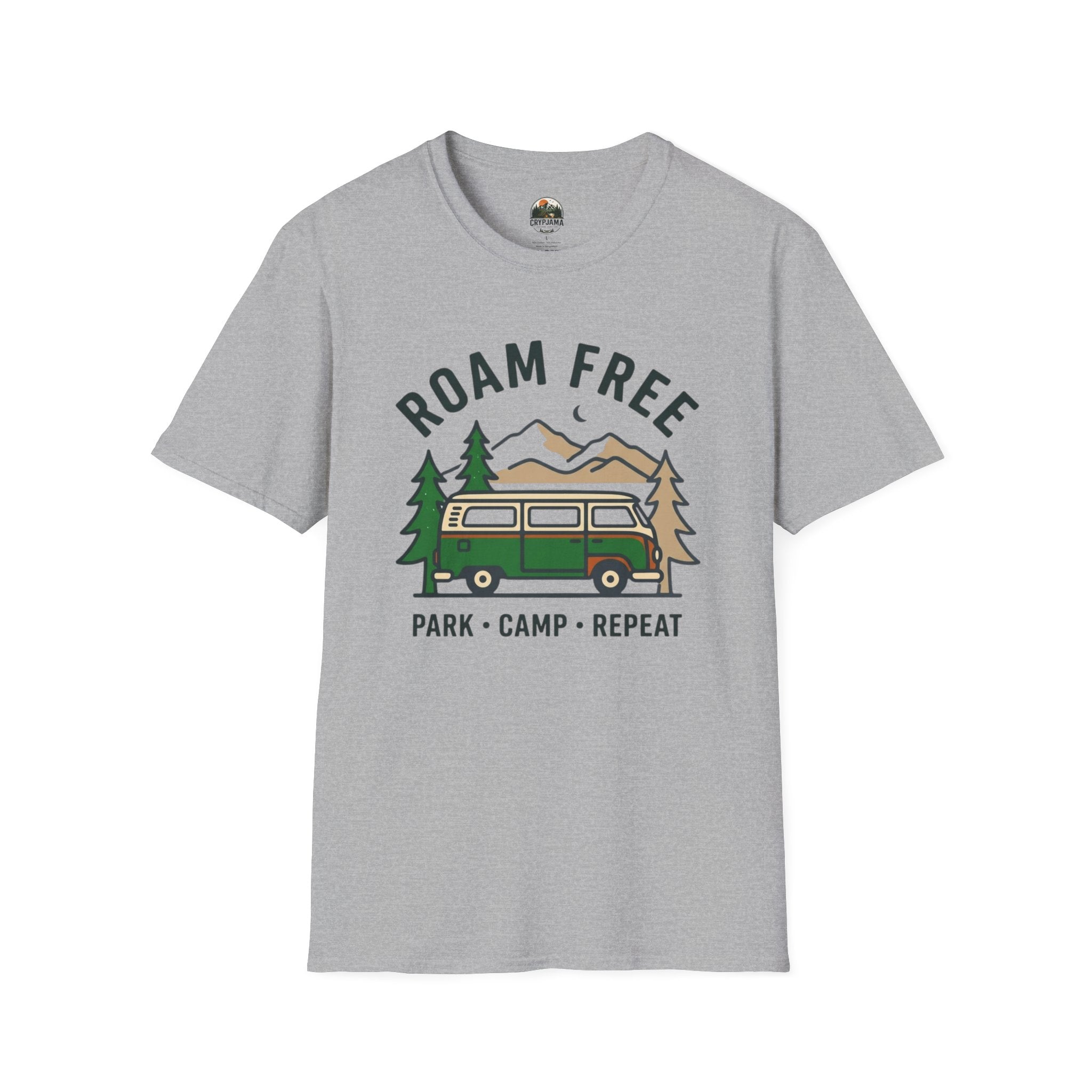Roam Free Camper Van T-Shirt