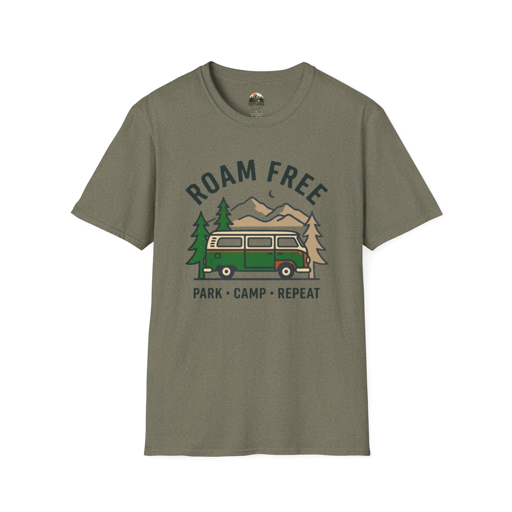 Roam Free Camper Van T-Shirt