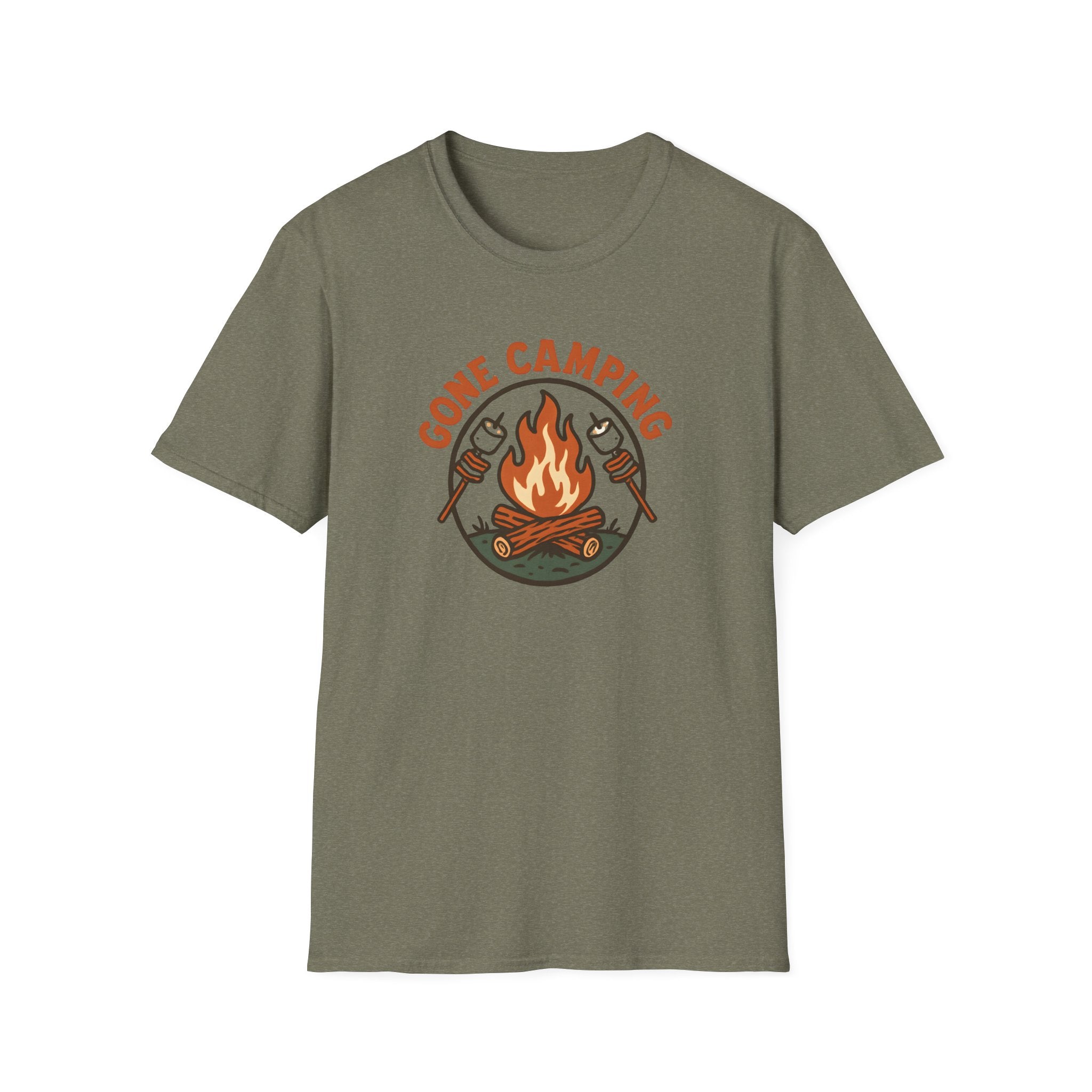 Gone Camping Campfire T-Shirt