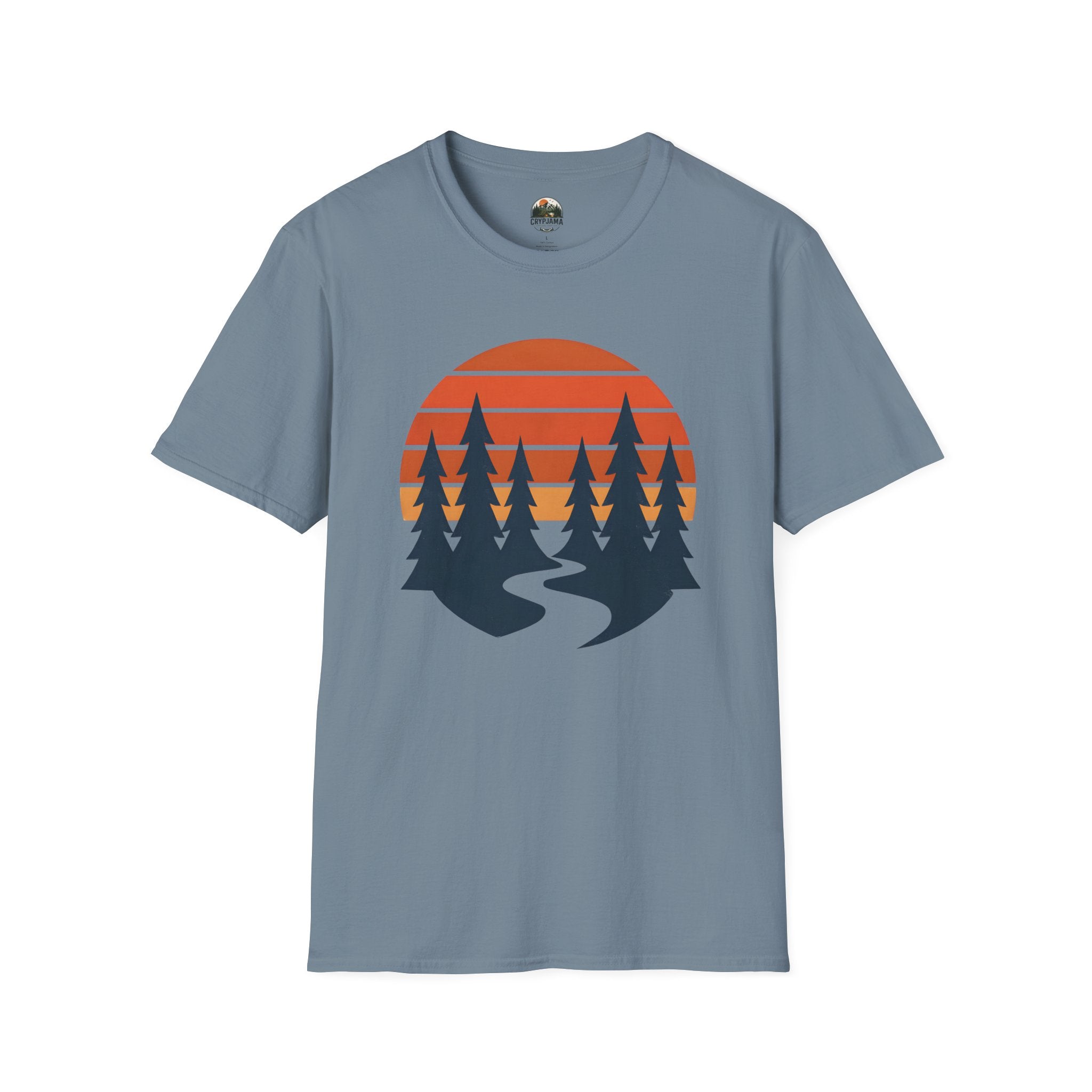 Retro Sunset Forest T-Shirt