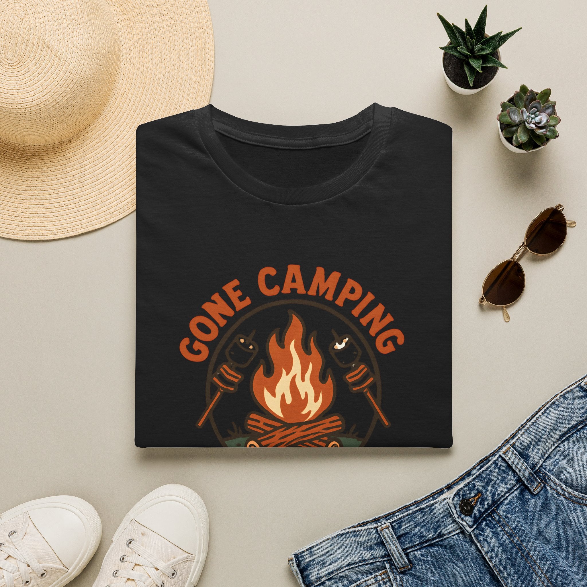 Gone Camping Campfire T-Shirt
