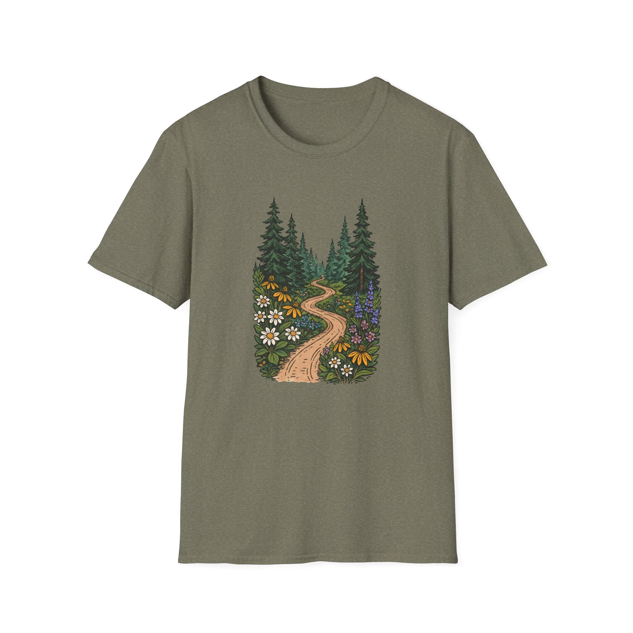 Winding Forest Path T-Shirt