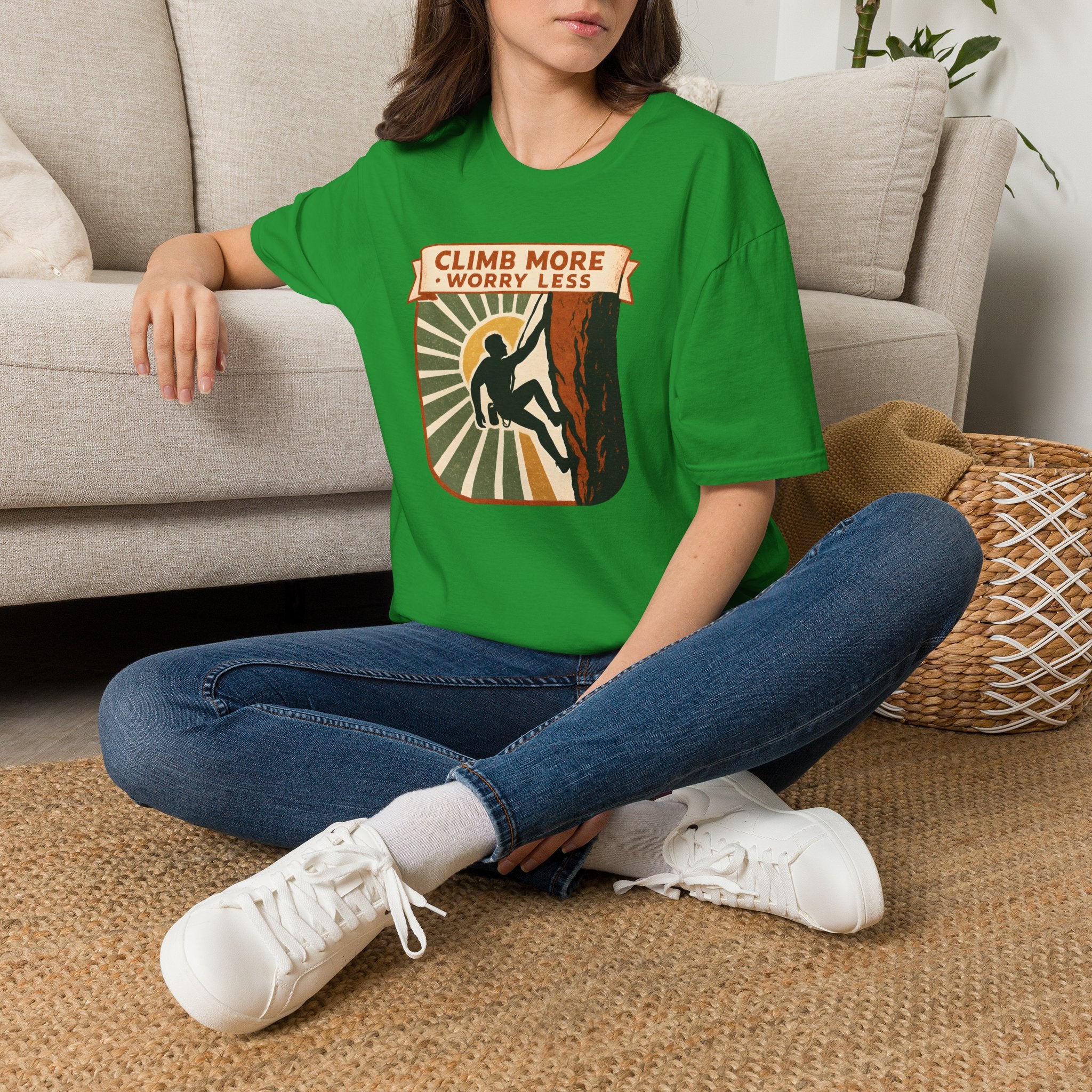 Climb More Worry Less T-Shirt