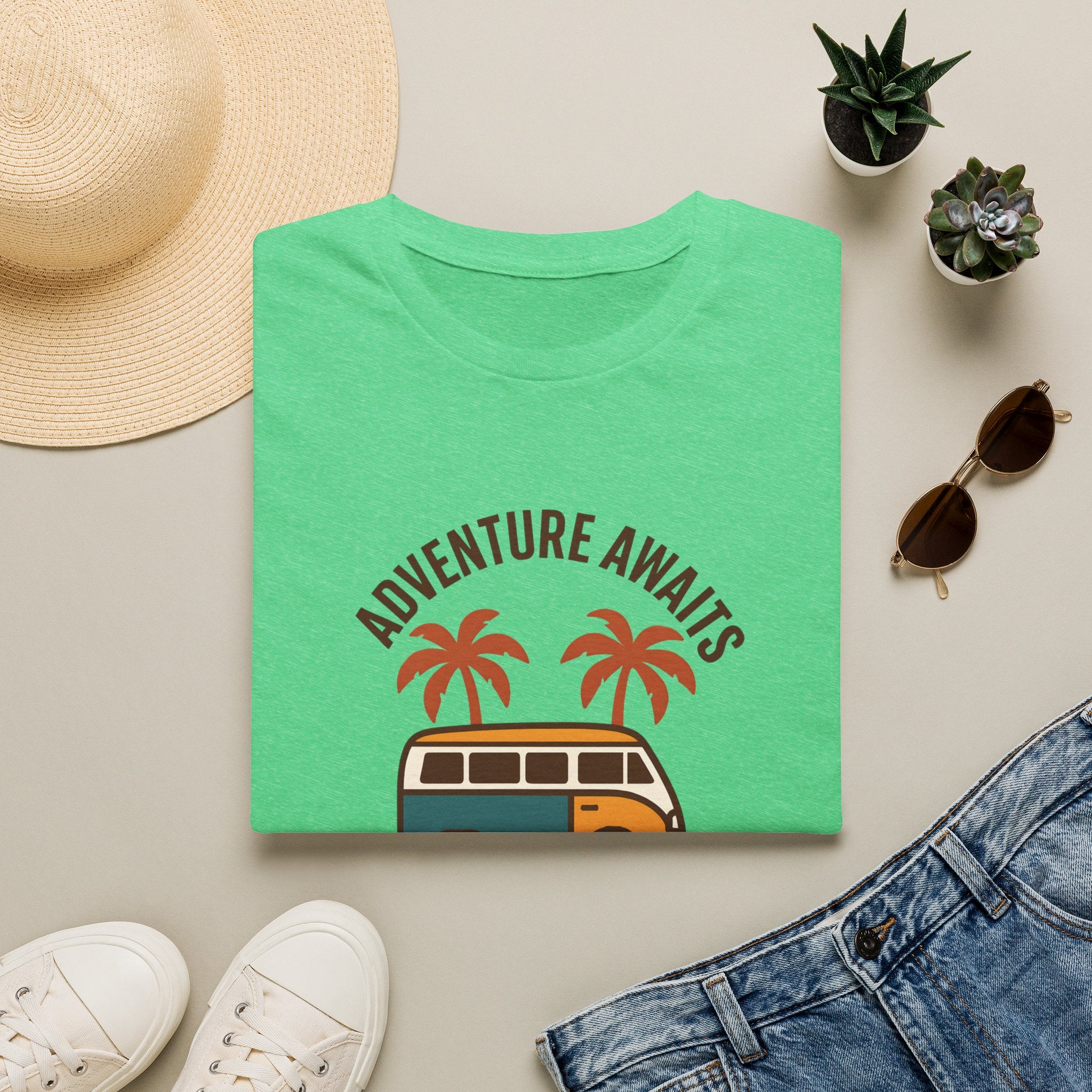 Adventure Awaits Van T-Shirt