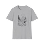 Moonlit Mountain Landscape T-Shirt