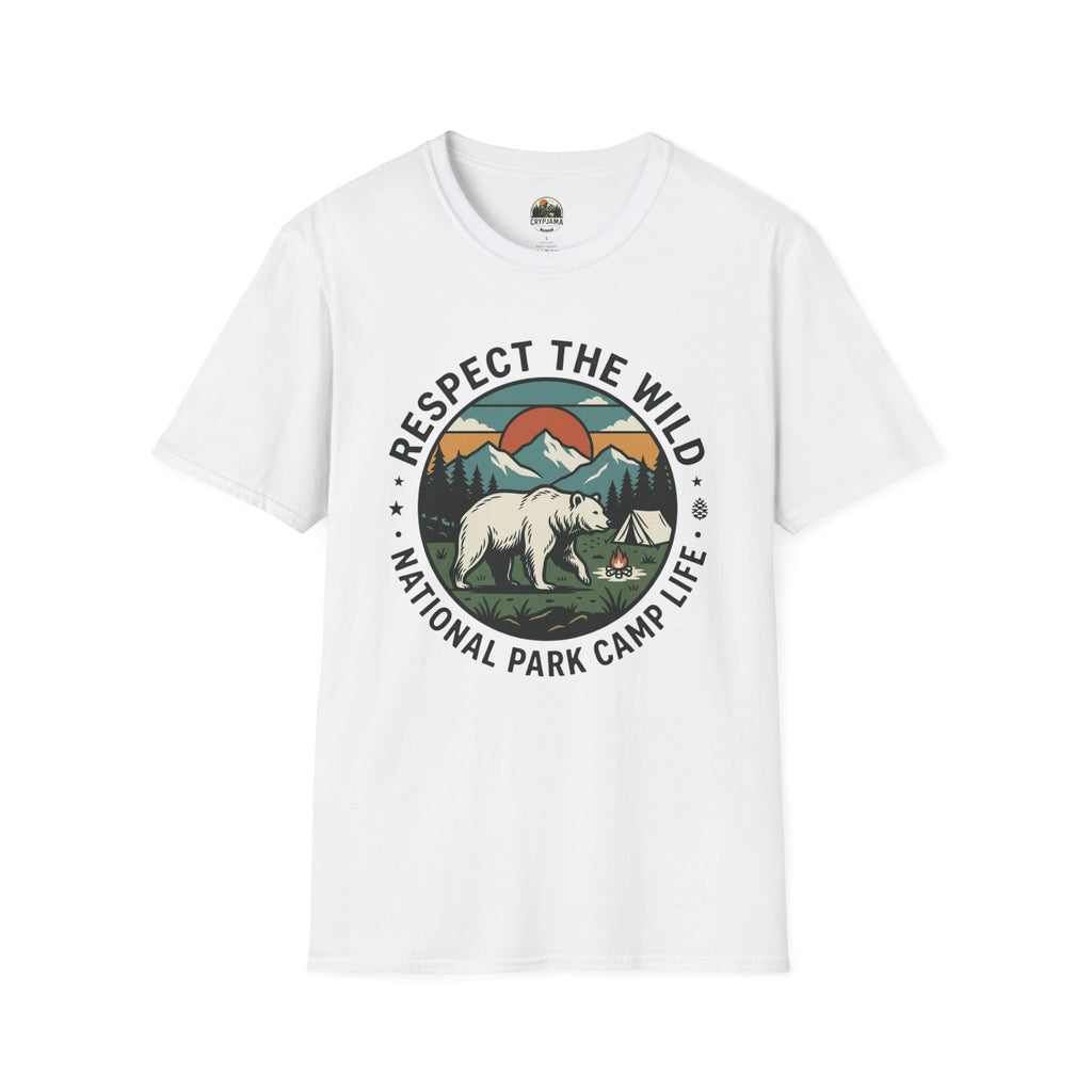 Respect The Wild Bear T-Shirt after 40