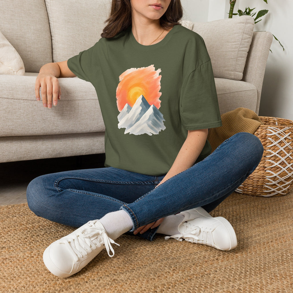 Sunrise Over Peaks T-Shirt