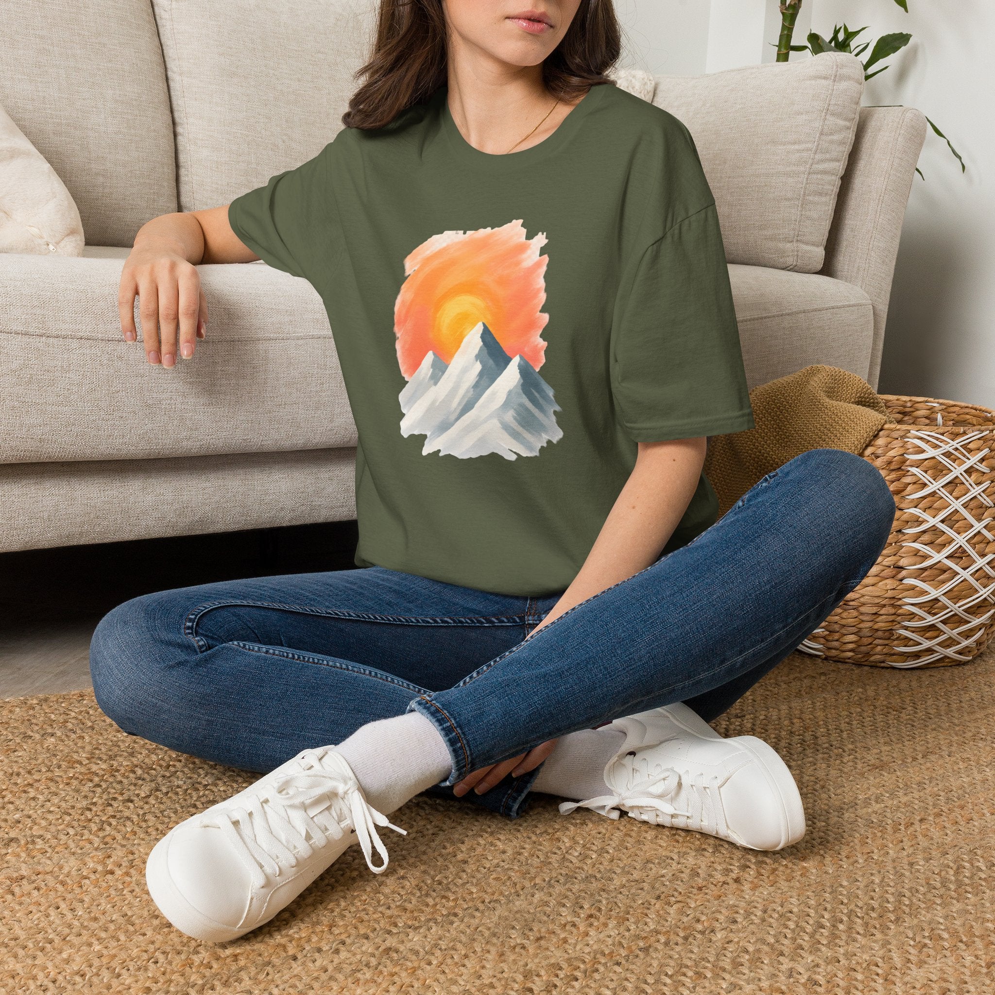 Sunrise Over Peaks T-Shirt