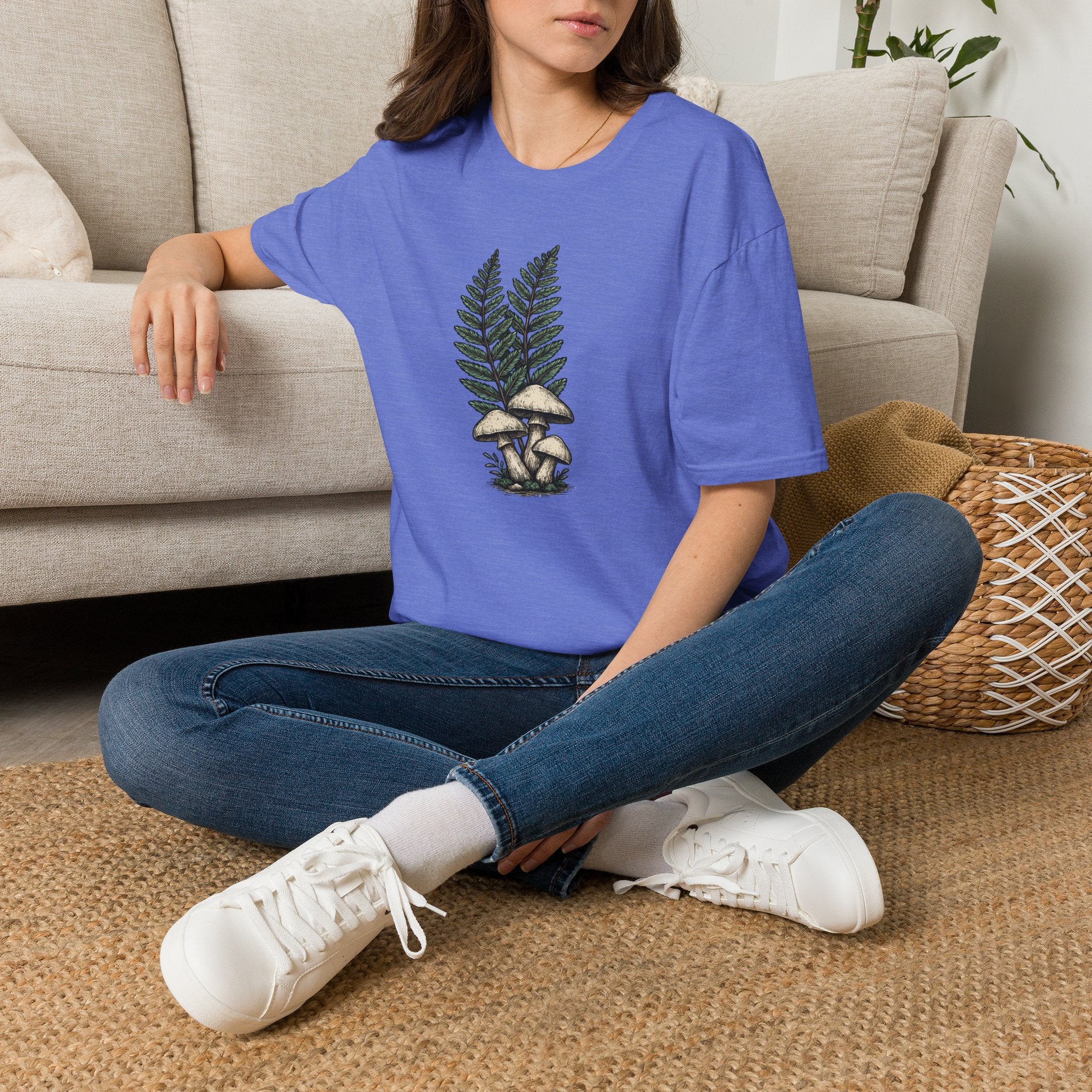 Mushrooms and Ferns T-Shirt