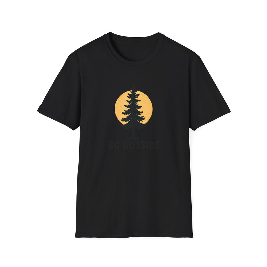 Pine Tree Silhouette Sunset T-Shirt