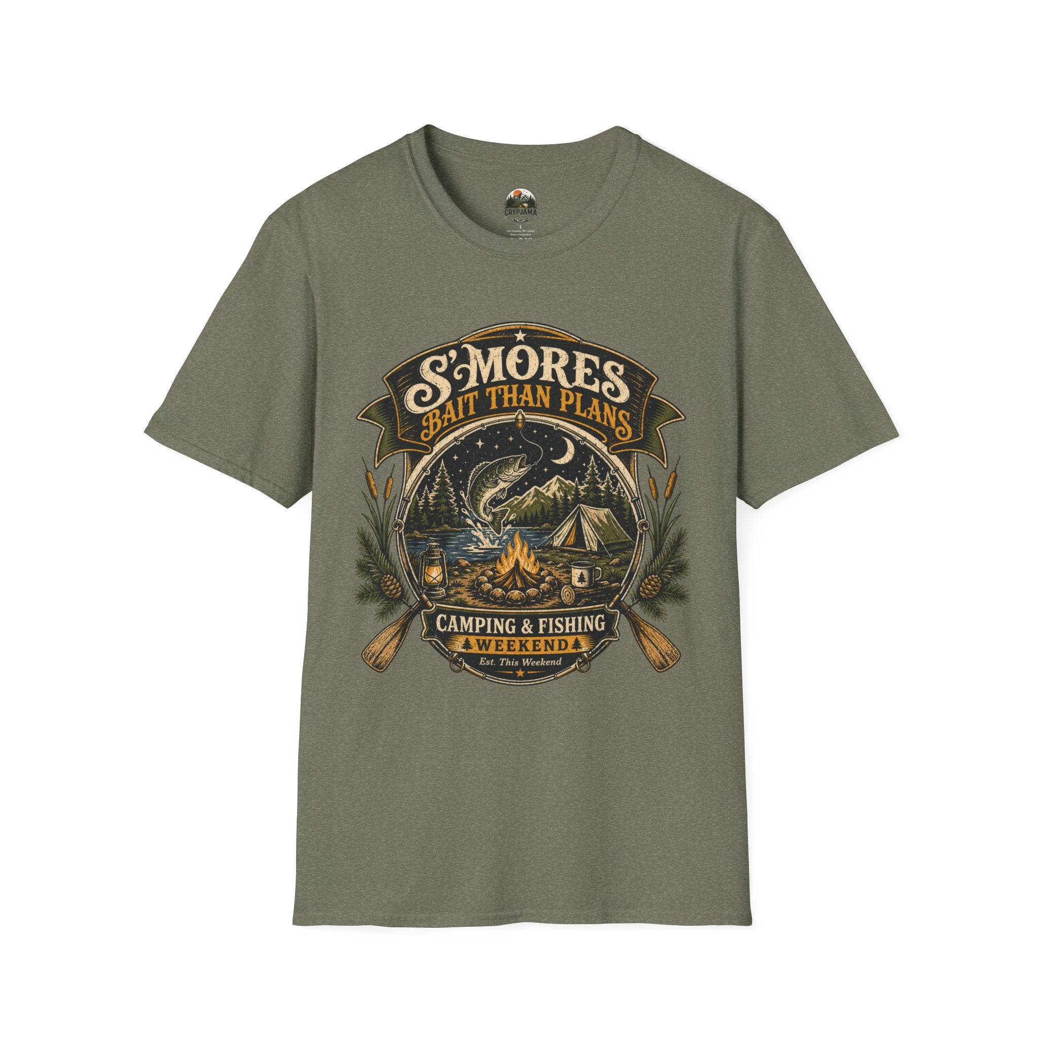 S'mores > Plans Camping T‑Shirt