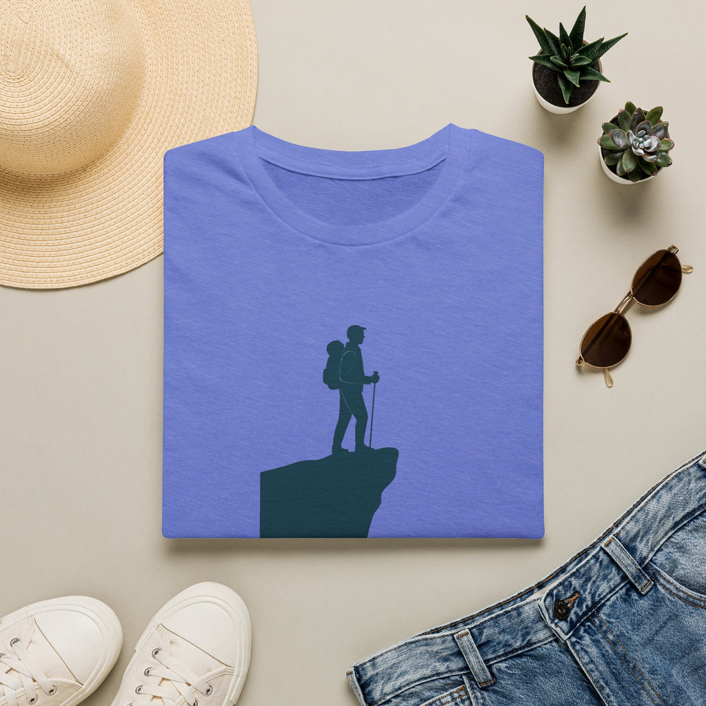 Hiker on Cliff T-Shirt
