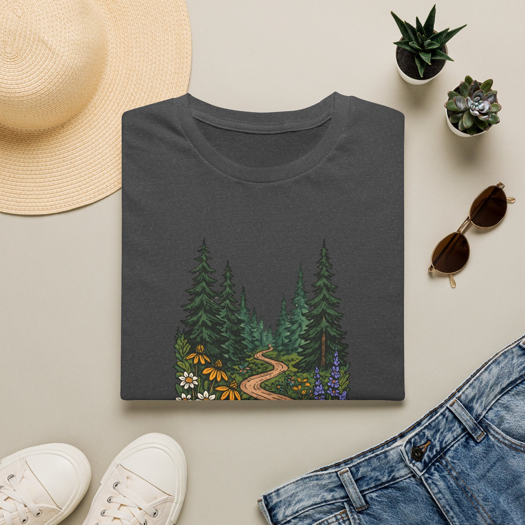 Winding Forest Path T-Shirt