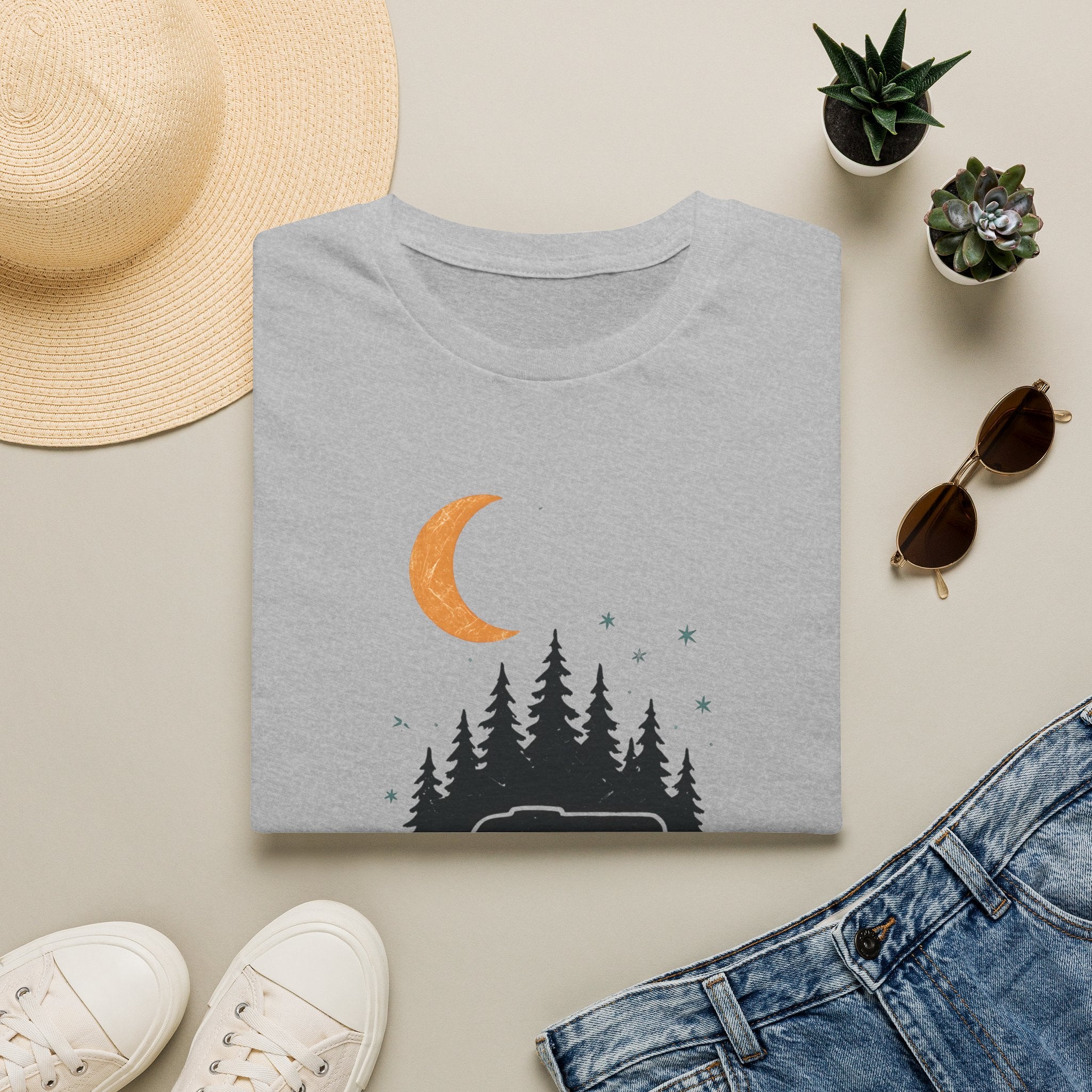 Moonlit Forest Camper T-Shirt