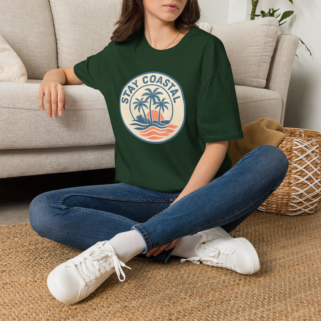 Tropical Island Sunset T-Shirt
