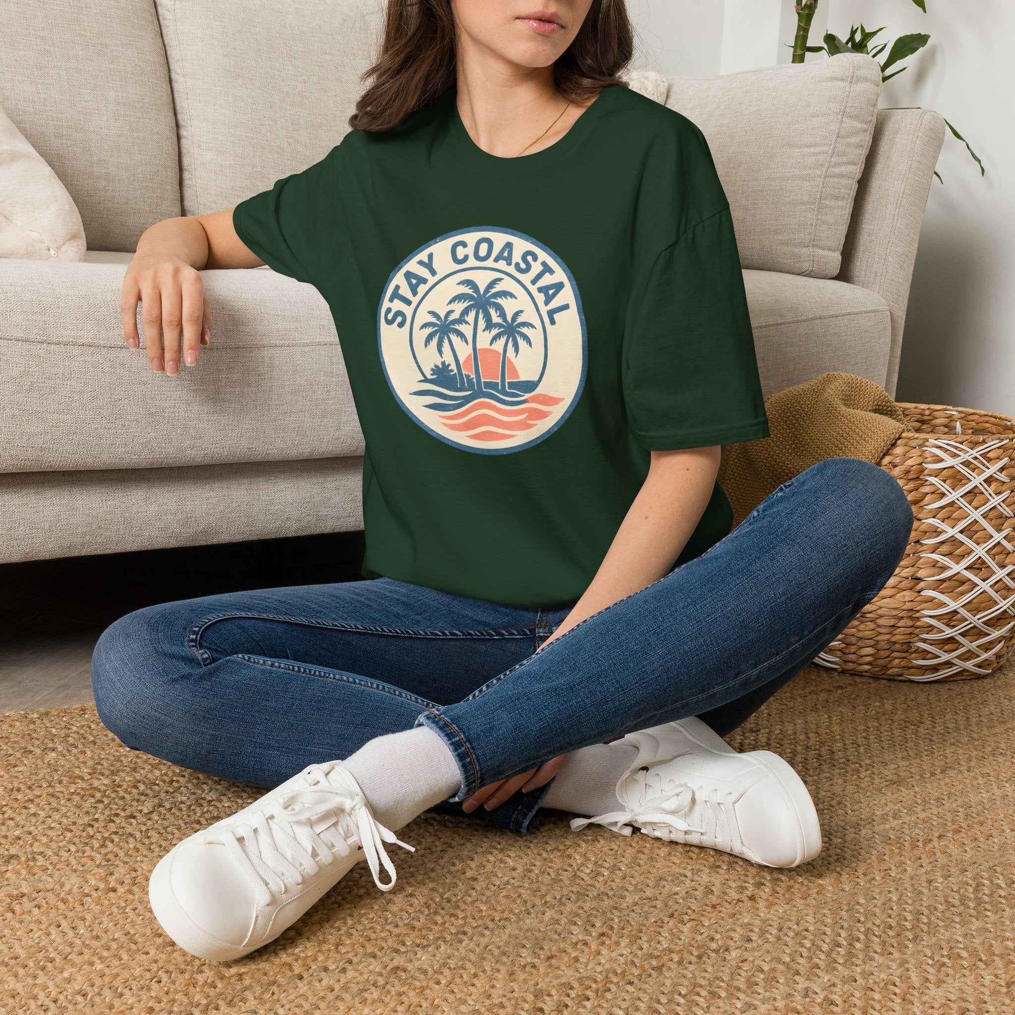 Tropical Island Sunset T-Shirt