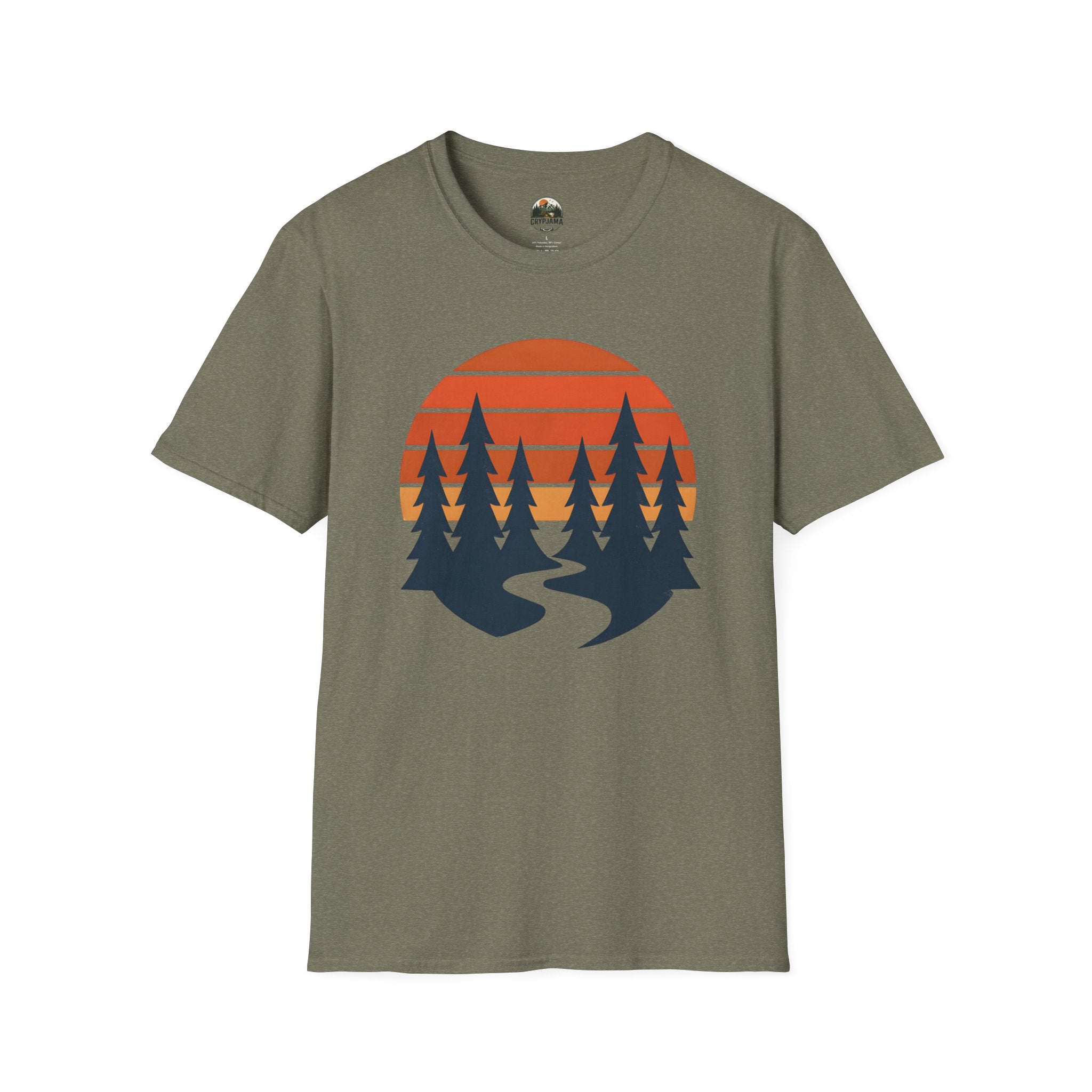 Retro Sunset Forest T-Shirt