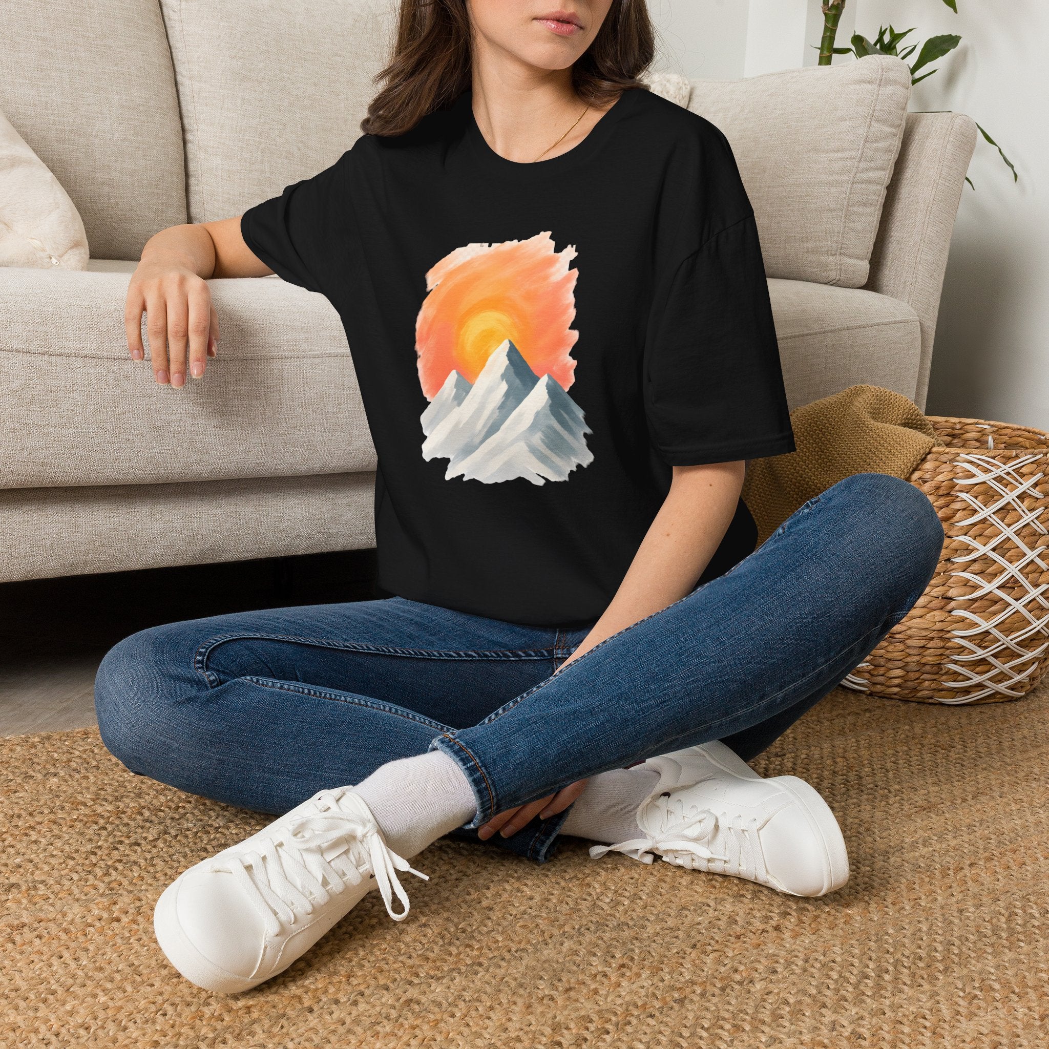 Sunrise Over Peaks T-Shirt