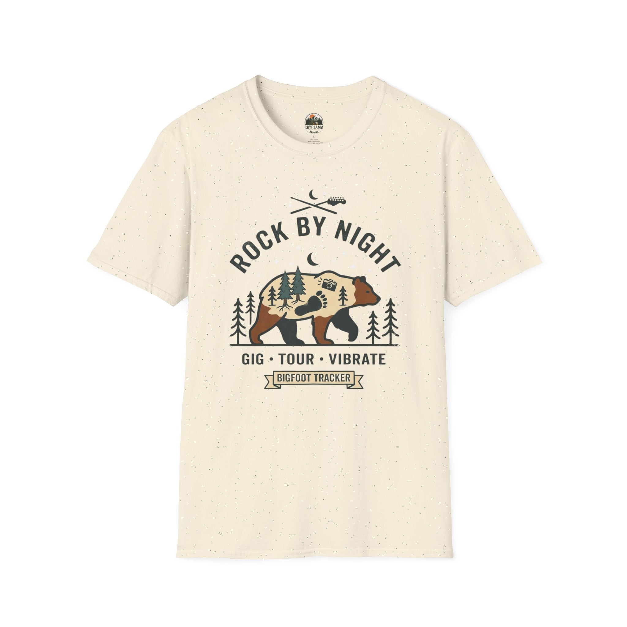 Rock By Night Bear Graphic T-Shirt