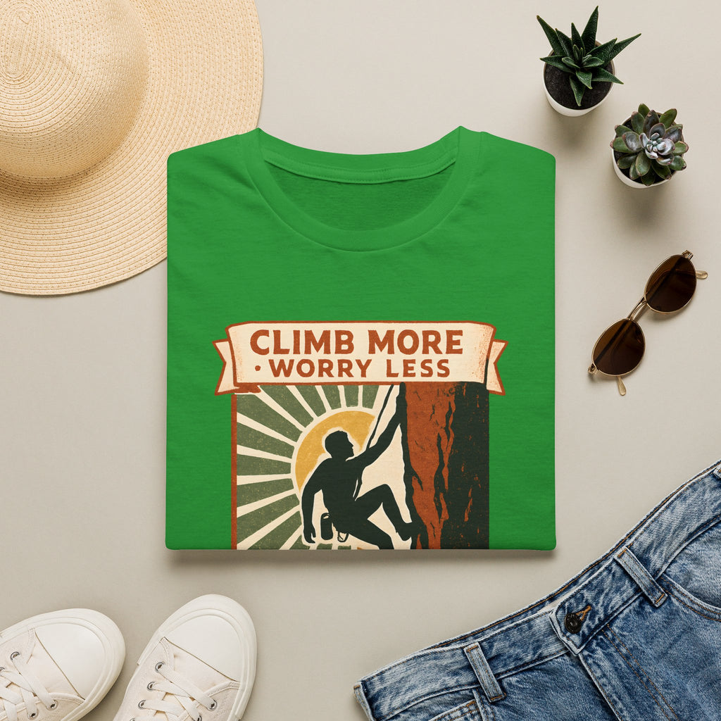 Climb More Worry Less T-Shirt
