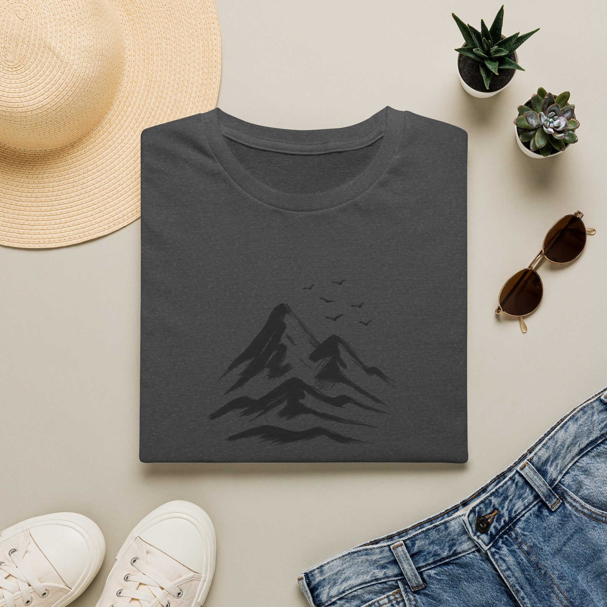 Mountains and birds T-Shirt