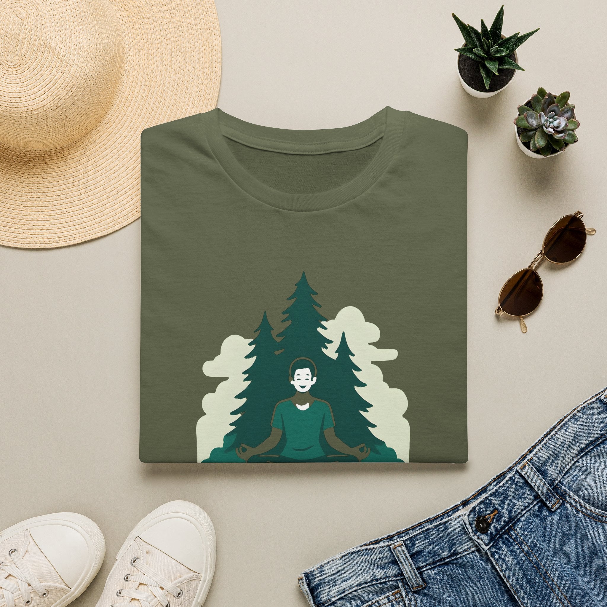 Forest Meditation for Peace T-Shirt