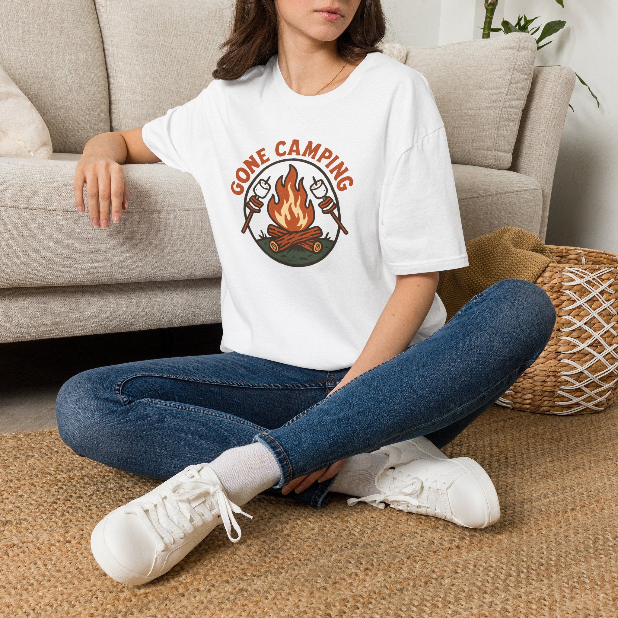 Gone Camping Campfire T-Shirt