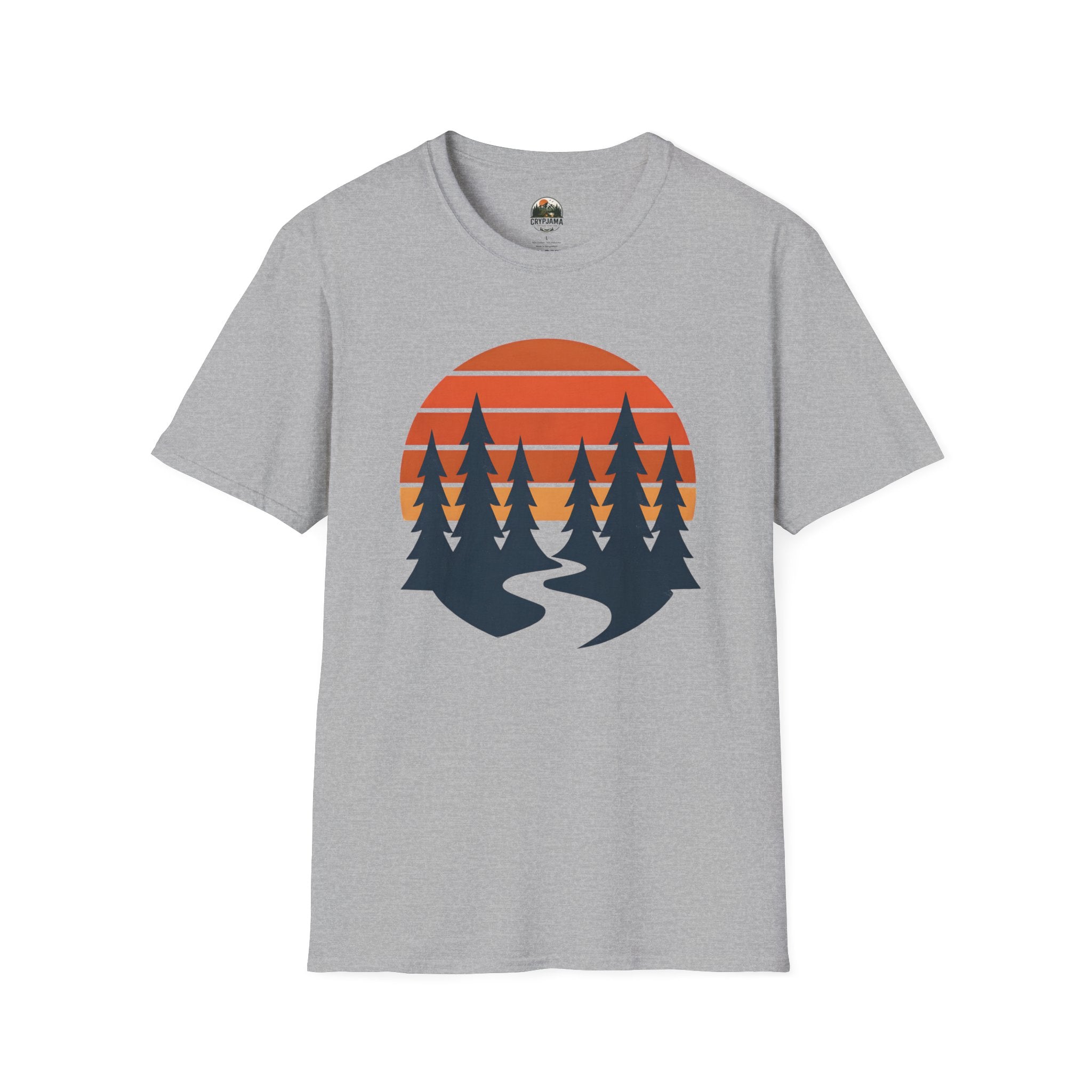 Retro Sunset Forest T-Shirt