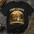 Coffee Tastes Better Outside Tee